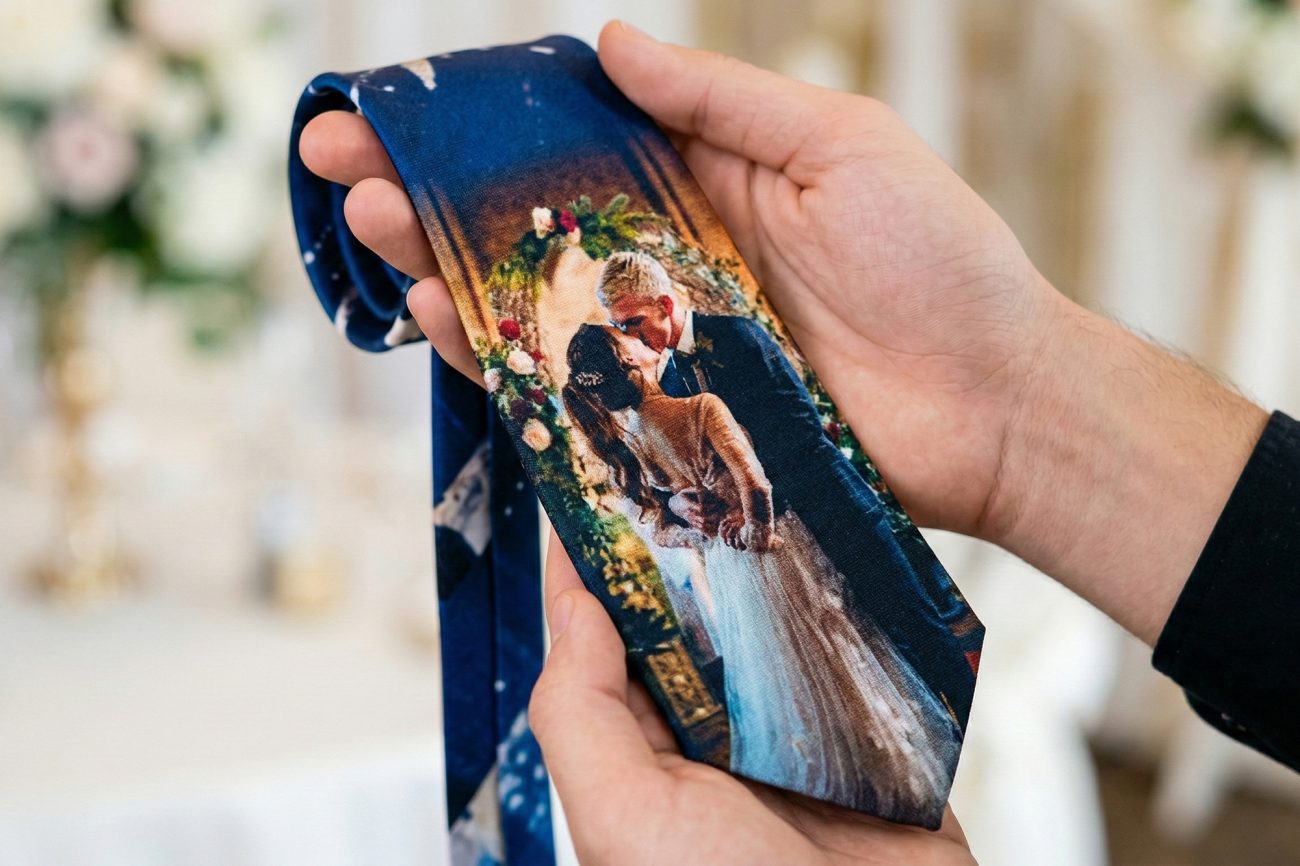 custom photo necktie
