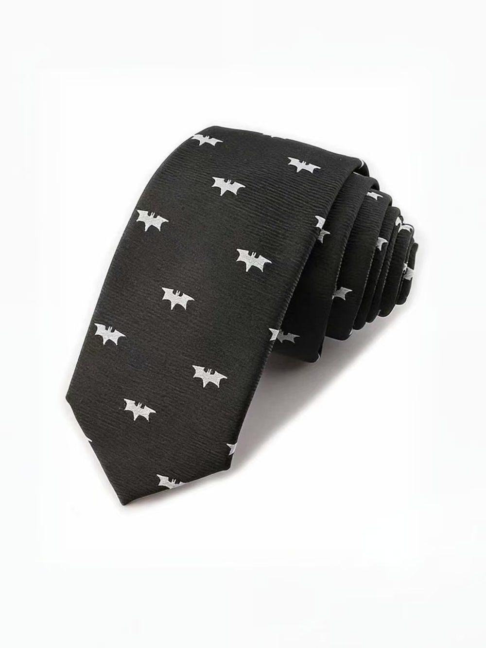 DC Batman Bat-Symbol Black Necktie