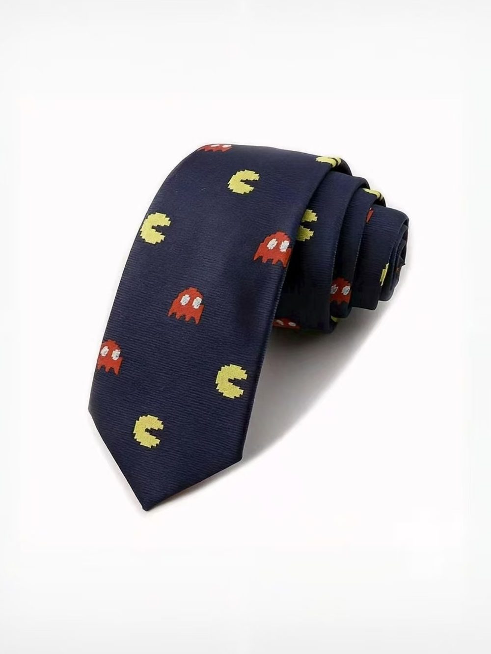 Pac-Man Retro Pixel Pattern Necktie