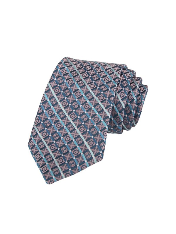 gray geo tie