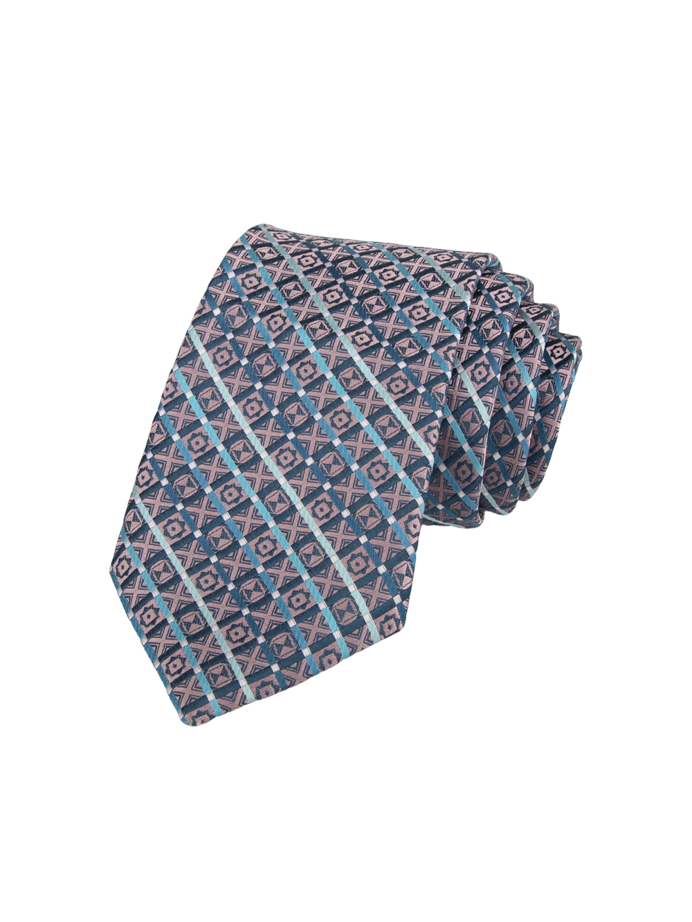 gray geo tie