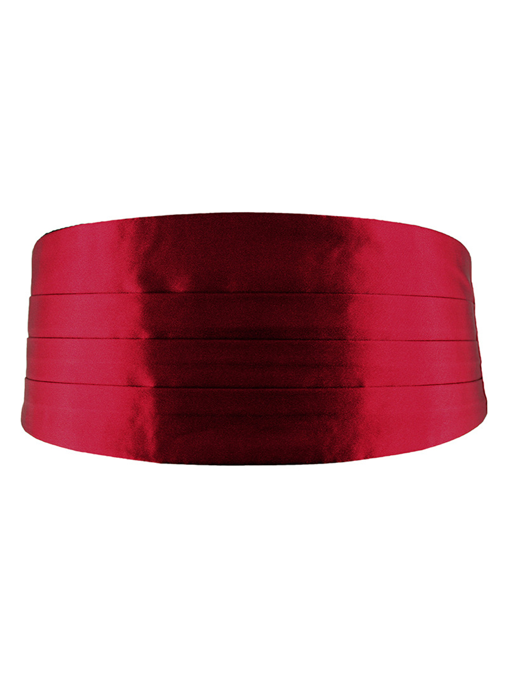 Burgundy Solid Color Evening Wear Cummerbund