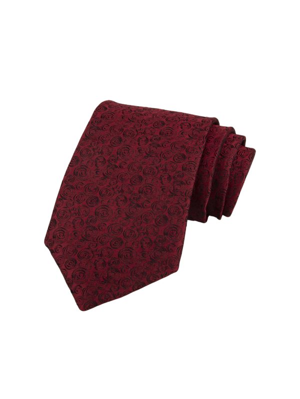 red rose necktie