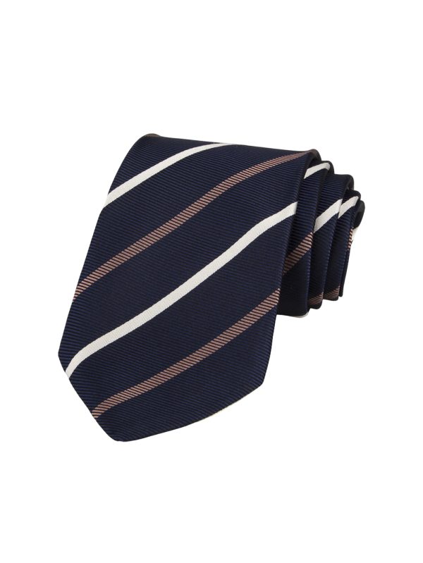 tie-blue-brown-white