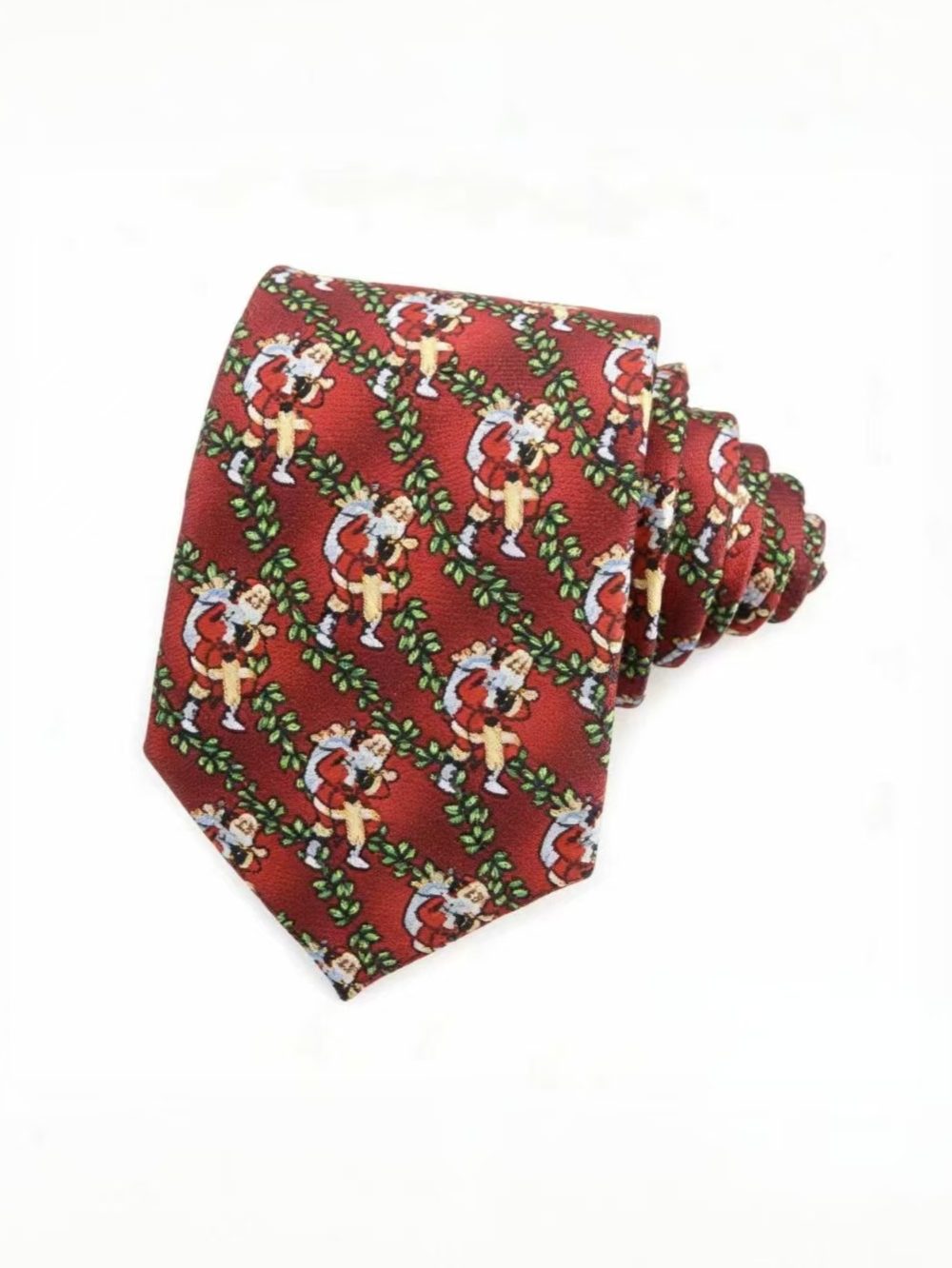 Santa Claus Holiday Pattern Tie