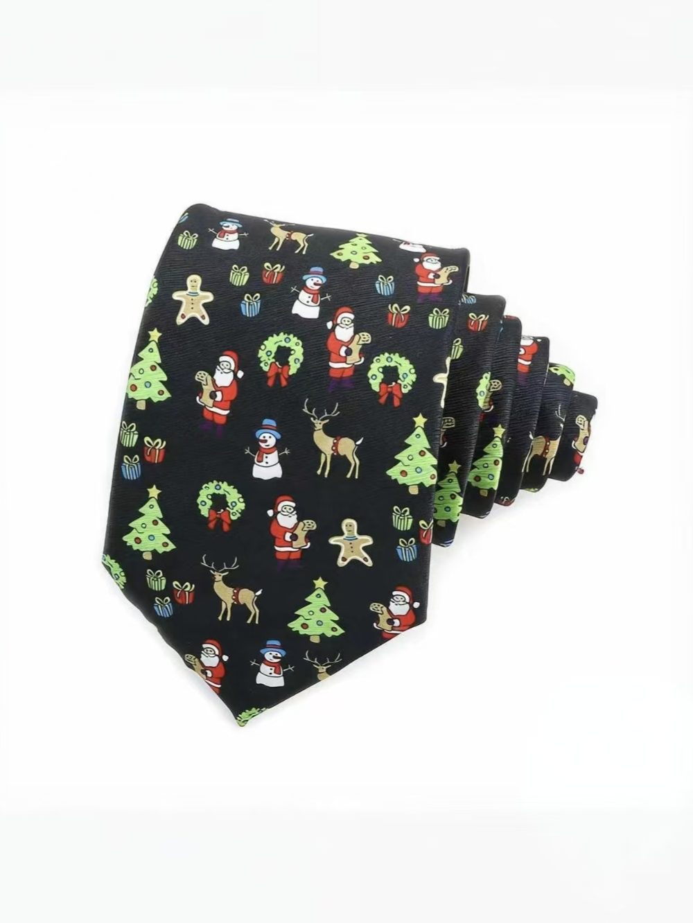 Complete Christmas Theme Pattern Necktie