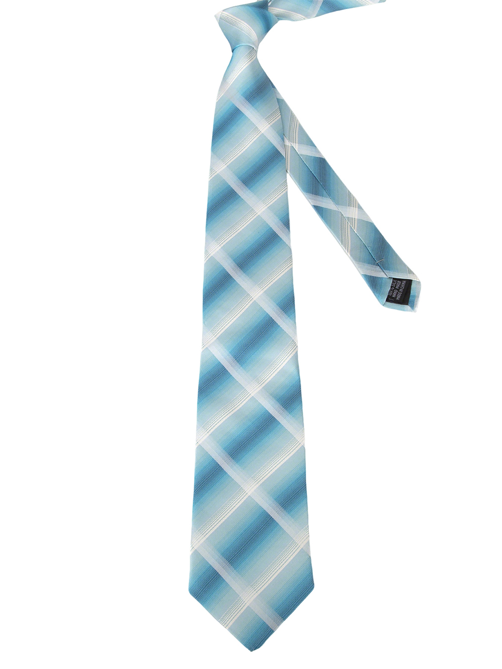 Blue And White Twill Gradient Silk Tie